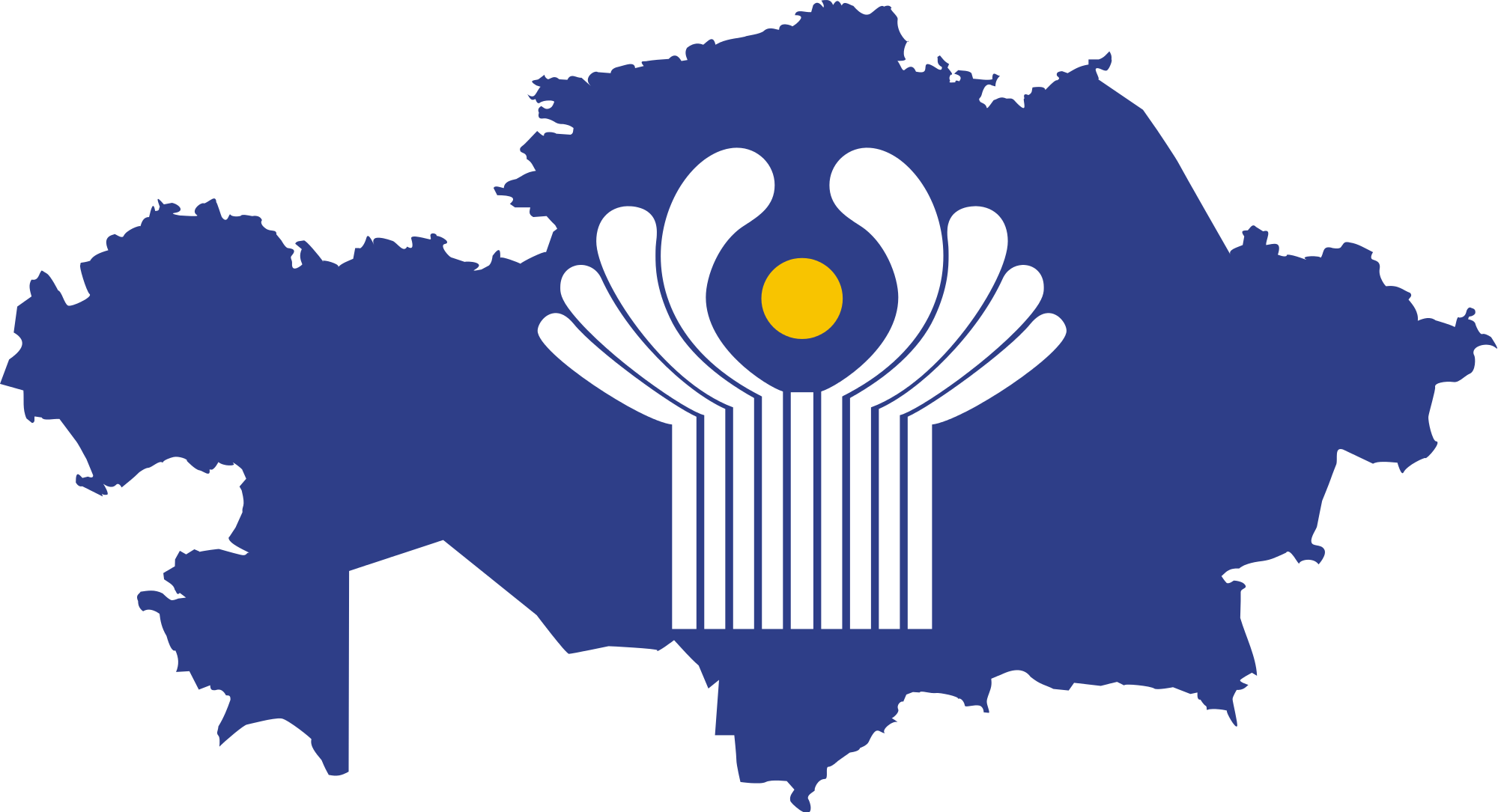 Open - Kazakhstan Flag Map (2000x1085)