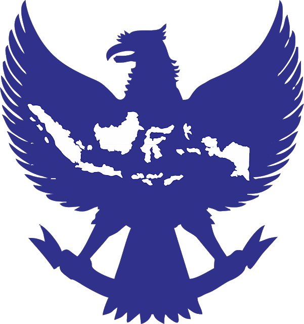 National Emblem Of Indonesia Garuda Cdr - Garuda Merah (601x640)