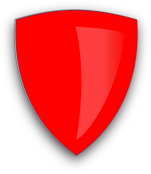 Red Shield Vector Png (516x596)