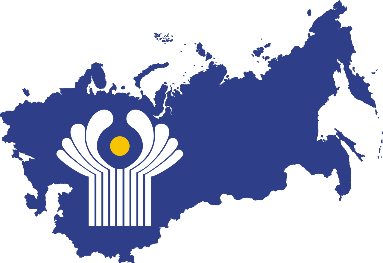 Flag And Map Of The Cis - Commonwealth Of Independent States (1280x881)
