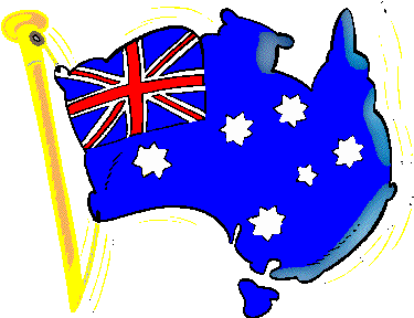 Ozzy Rhino Flag - Australian Flag (397x304)