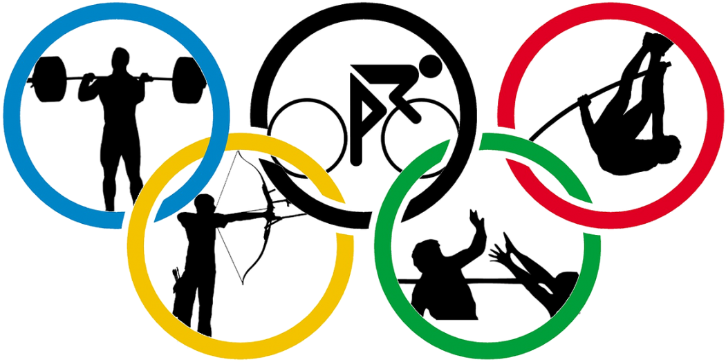 Use A Mouth Guard Like The Pros - Olympics Rings With Sports In Them (1080x550)