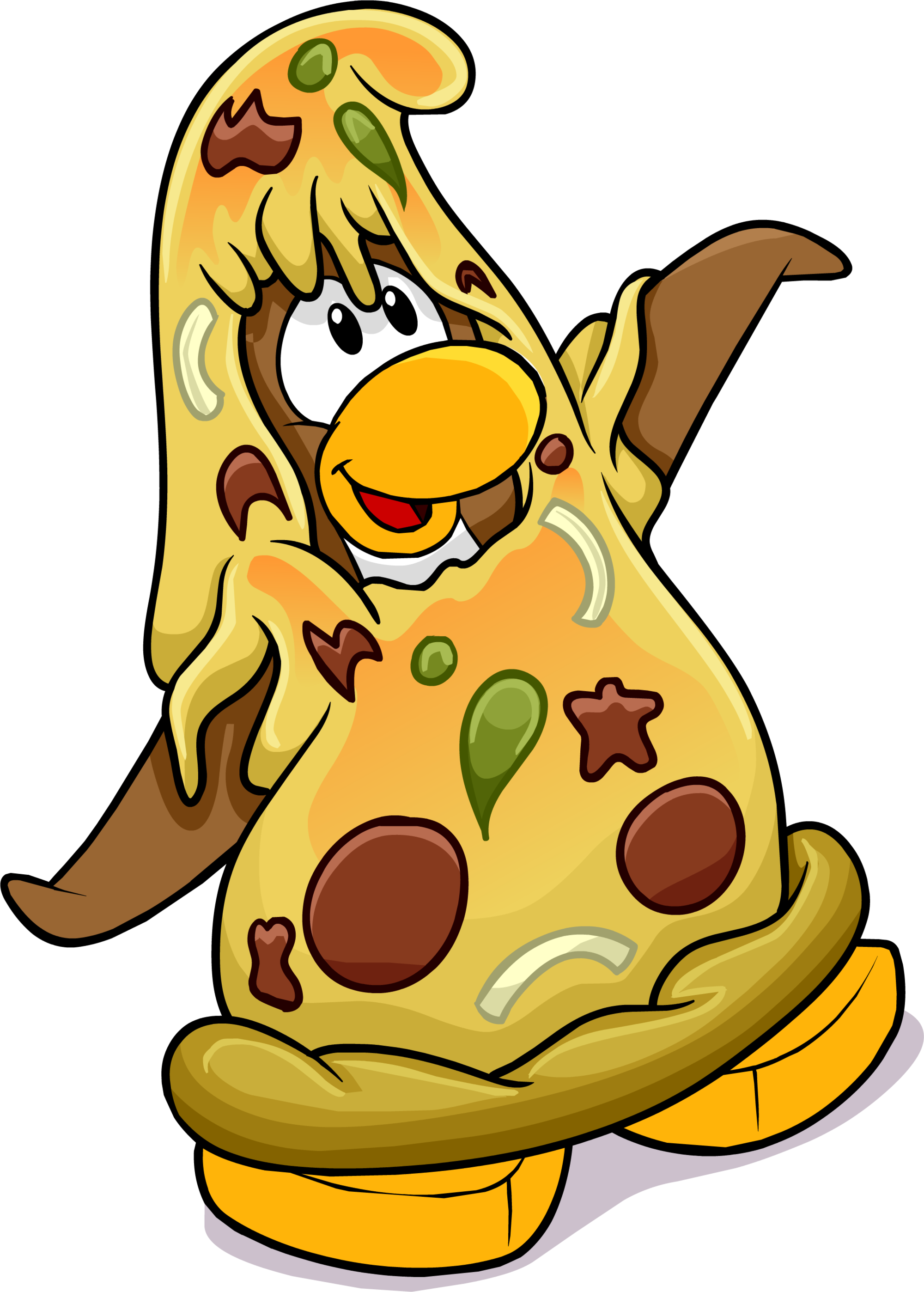 Jwpengie/halloween Costume Contest - Club Penguin Pizza Penguin (2000x2796)