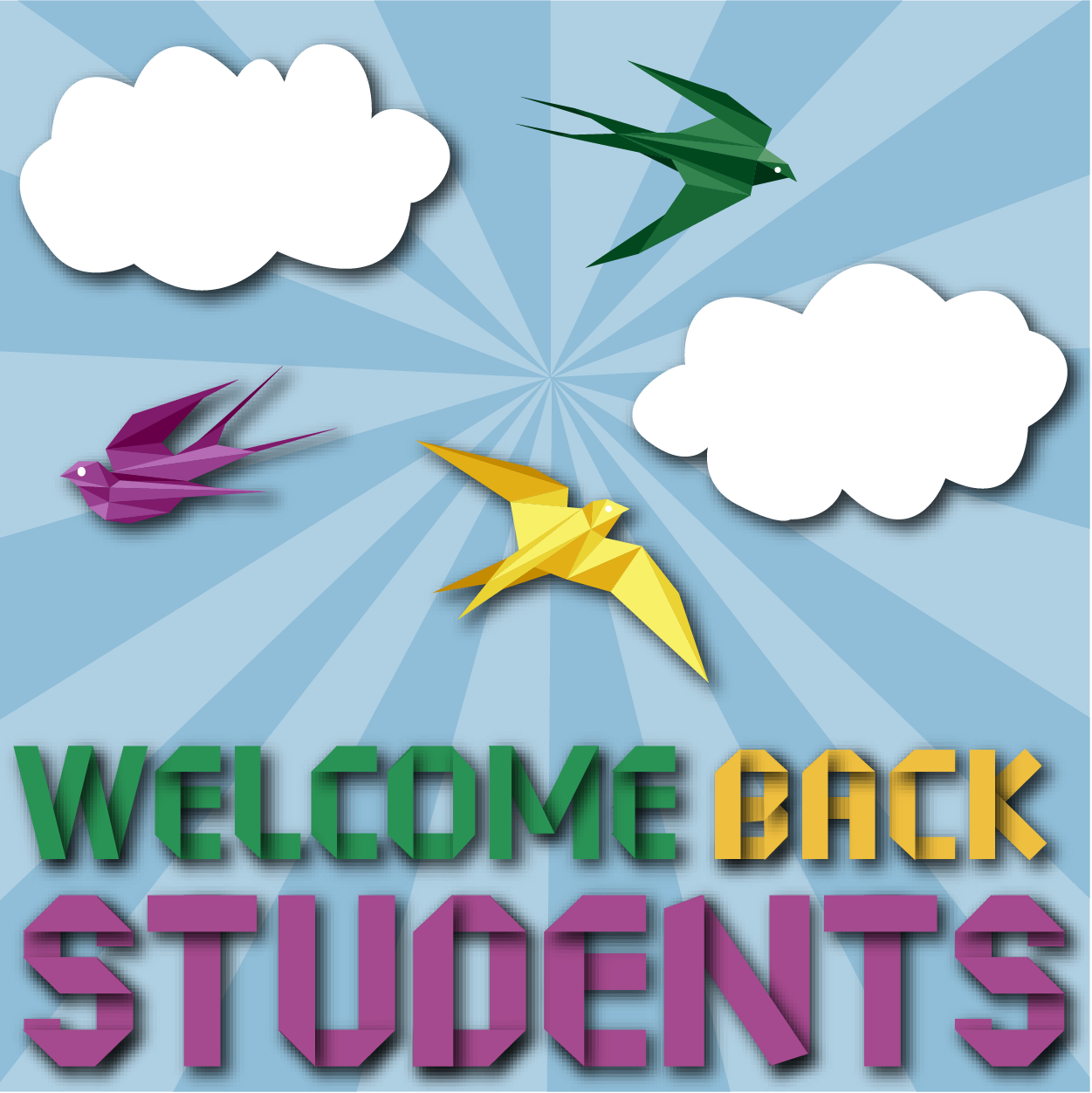 Welcome Back Graphic - Graphic Design (1251x1252)