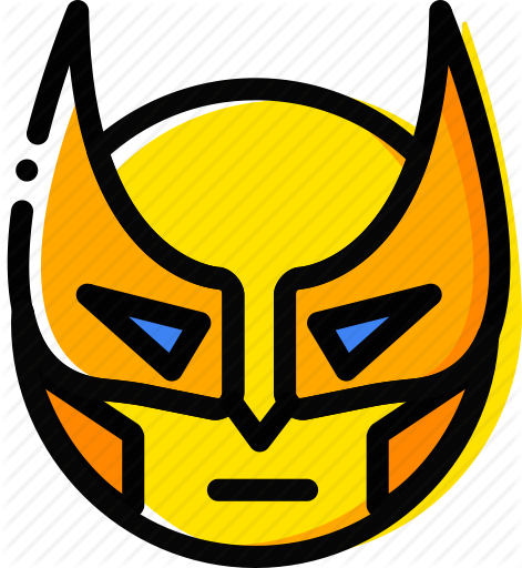 Wolverine Clipart Face - Wolverine Emoji (471x512)