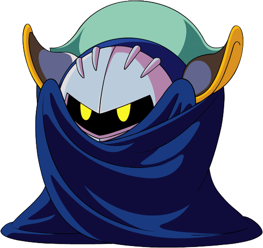 Allows Him To Manipulate Space Grants Him Teleportation - Kirby Right Back At Ya Meta Knight Clipart (573x504)