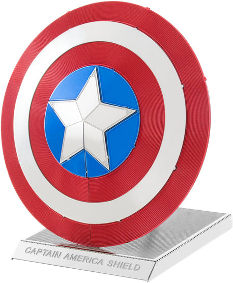 Metal Earth Marvel - Captain America Shield Metal Earth (518x600)
