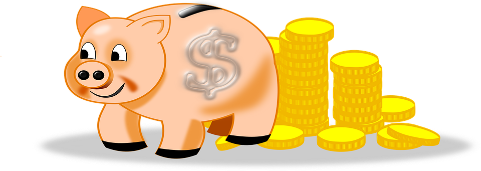 Pooping Pig Cliparts 13, Buy Clip Art - Save Coins Png (960x341)