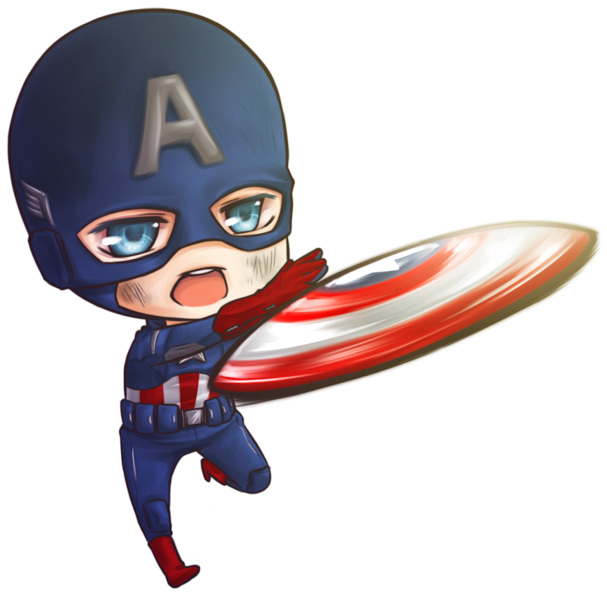Trade Chibi Captain America By Princeofredroses - Chibi Captain America (895x881)