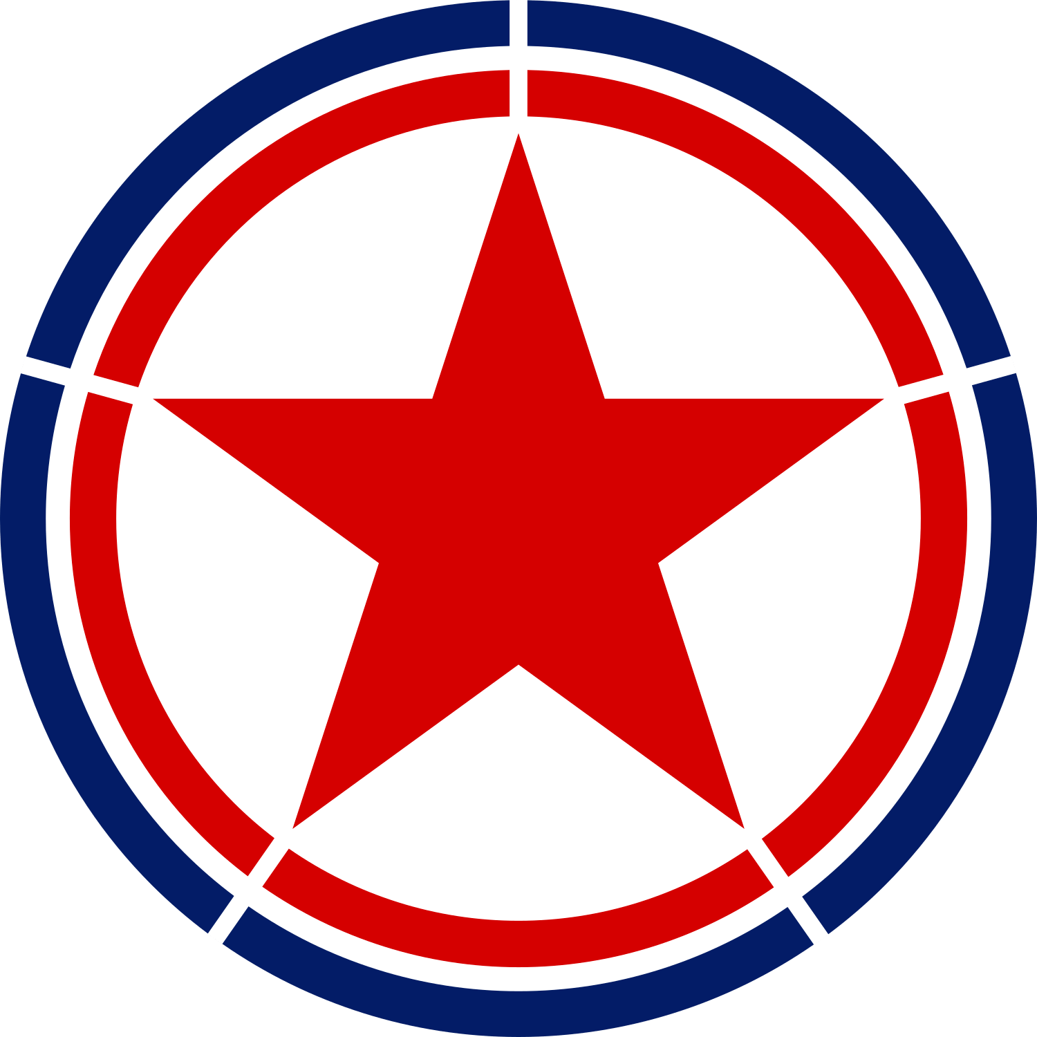 North Korea Flag Star (1500x1500)