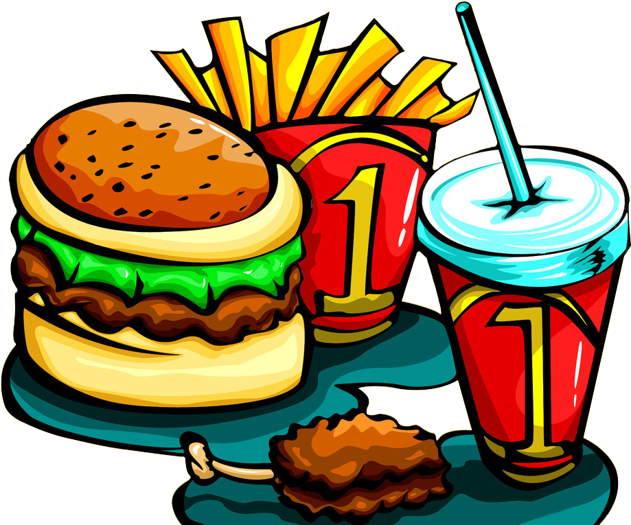 Hamburger Fast Food French Fries Fried Chicken Burger - Hamburger (1024x767)