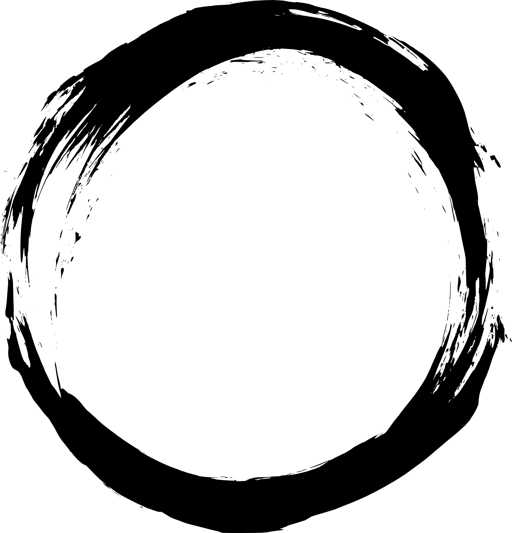 Free Download - Circle Border Black Png (1764x1837)