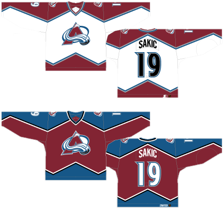 I Toyed With The Idea Of Having The Nords Jerseys Placed - Colorado Avalanche (458x435)