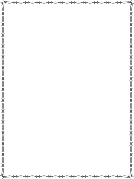 Barbed Wire Border Clip Art At Clker Com Vector Clip - Barbed Wire Border Clip Art At Clker Com Vector Clip (450x600)