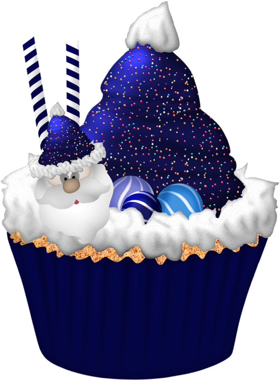 Download Birthday Clip Art ~ Free Clipart Of Birthday - Blue Cupcake Clipart (620x800)