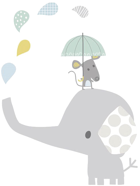 Elephant Infant Child Hathi Jr - Illustration (548x651)