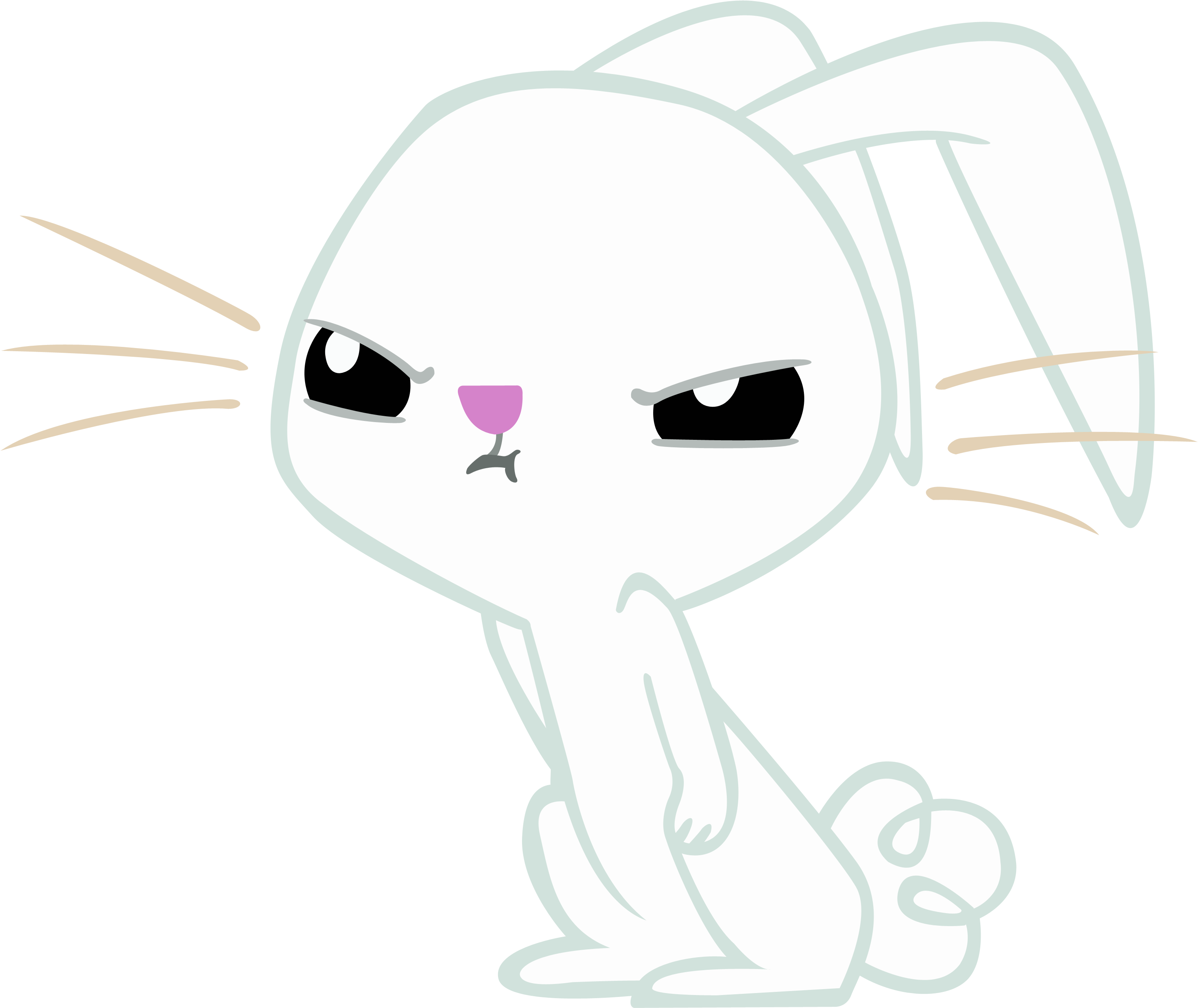 Angry Angel By Boneswolbach Angry Angel By Boneswolbach - Mlp Angel Angry (3462x3000)