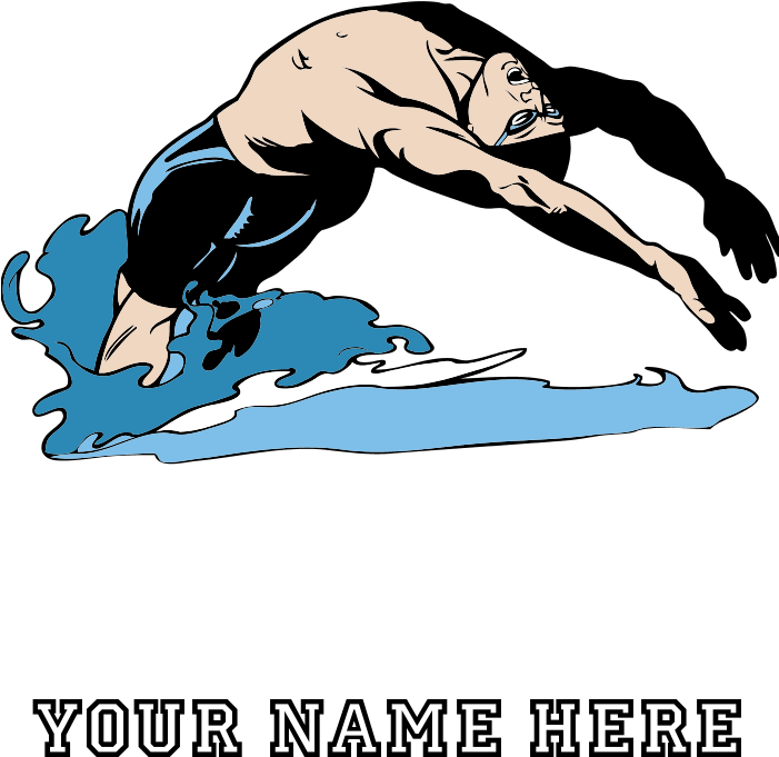 Favorite - Custom Swimmer Shower Curtain (700x700)