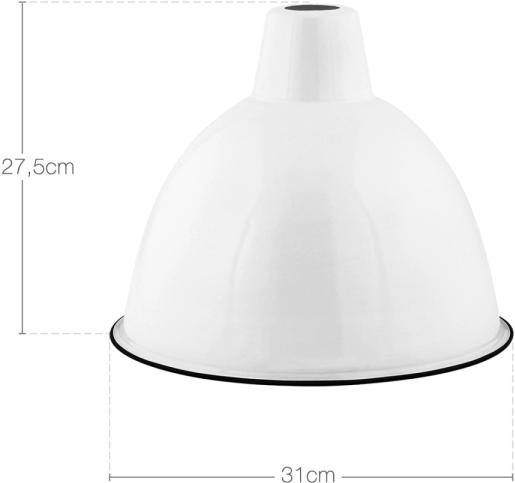 Enamel Lamp Shade Enamel Dome Lampshade E27 Green - Lampshade (600x600)