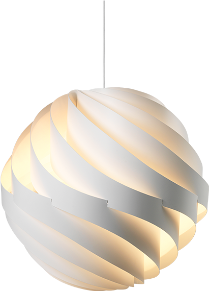 Turbo Pendant Lamp - Gubi 00702105 Turbo Pendant Ø62cm, White (581x628)