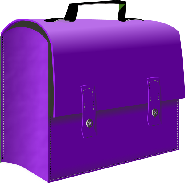 Shopping Bag Clipart - Briefcase (600x593)