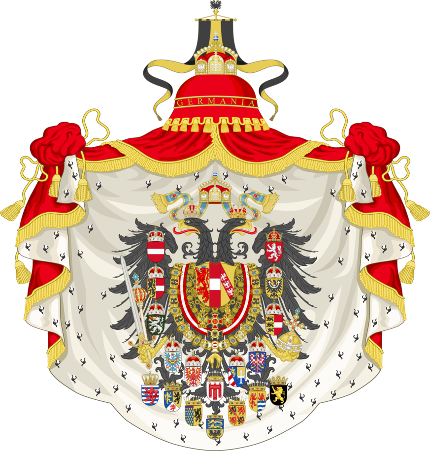 Coat Of Arms Of Habsburg Germany By Houseofhesse - Coat Of Arms Of Bohemia (873x916)