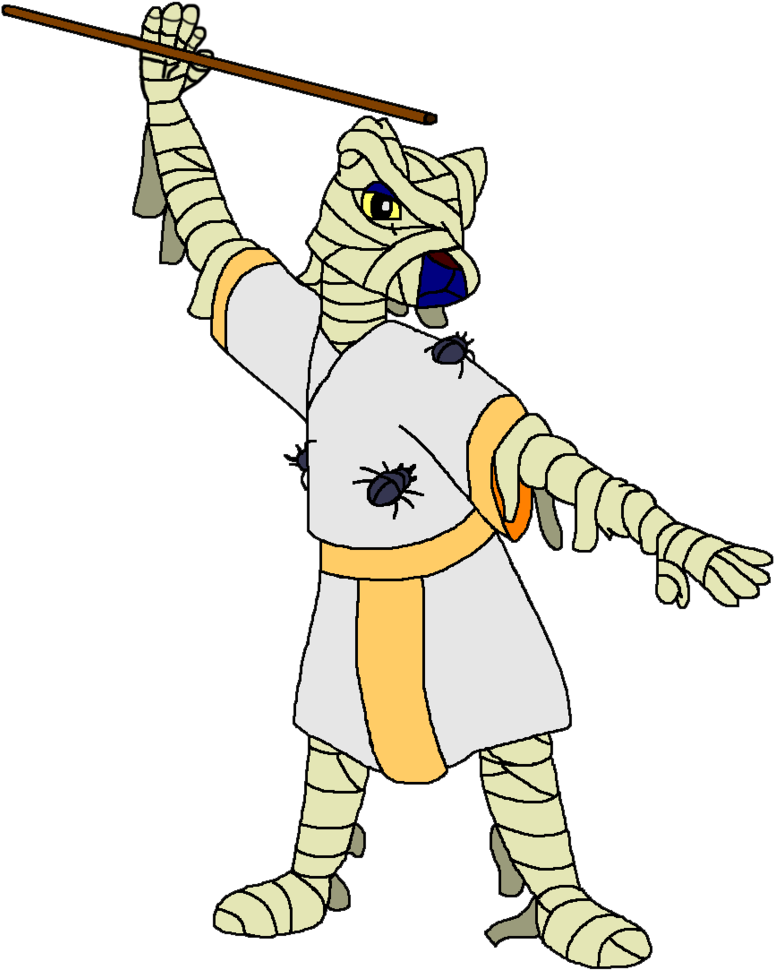 Mysterious Mummified Dancer By Kylgrv - Cartoon (796x1004)