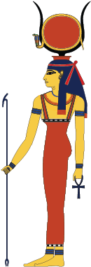 Egyptian Clipart Hat - Hathor Egyptian God (400x400)