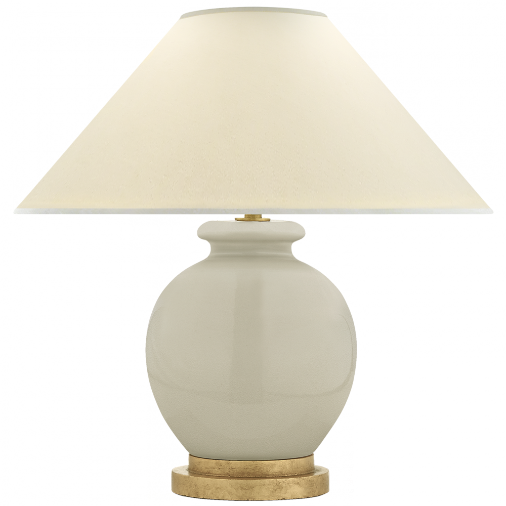 Chang Accent Table Lamp In Iced Coconut With Nat - Lampshade (1000x1000)