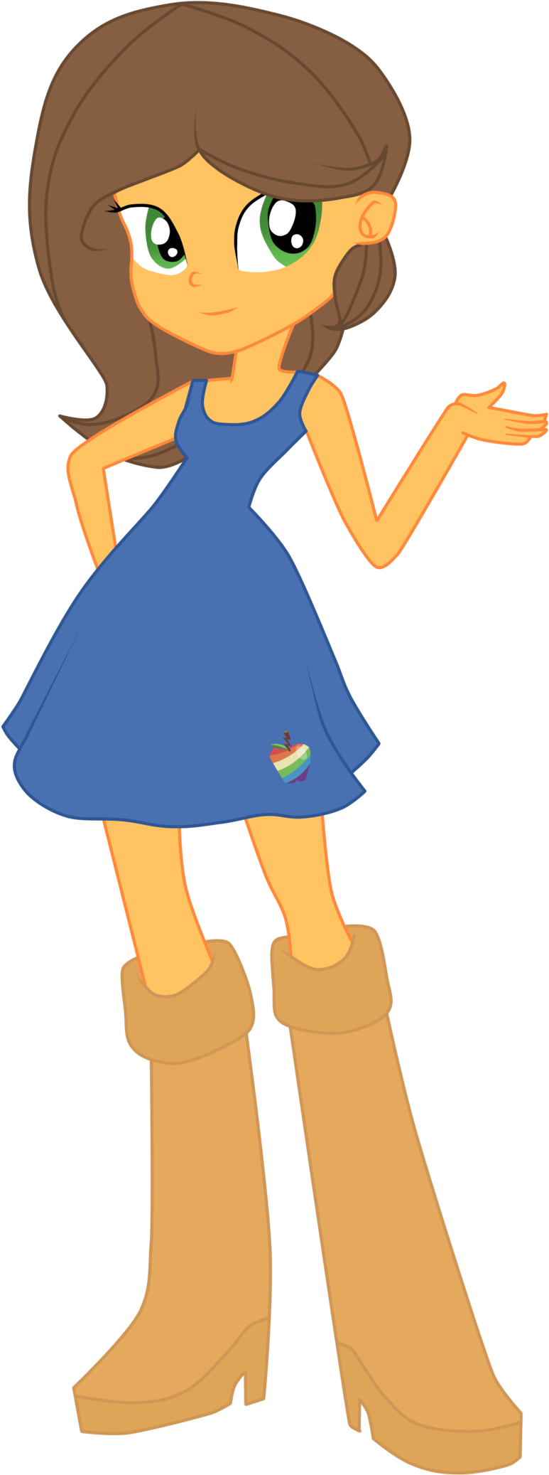 Apple Seed Equestria Girl By Luuandherdraws Apple Seed - My Little Pony: Equestria Girls (1024x2394)