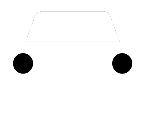 Simple Black Car2 Hi - Car Icon Vector White (504x432)