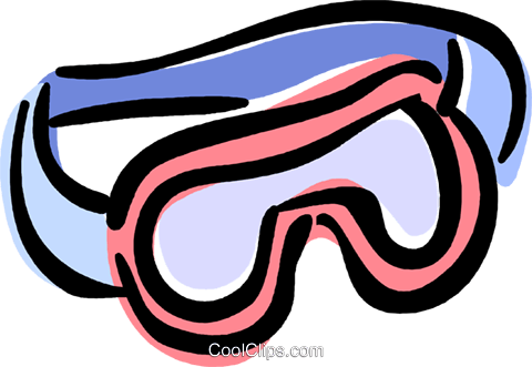 Ski Goggles Royalty Free Vector Clip Art Illustration - Ski Goggles Clip Art (480x331)