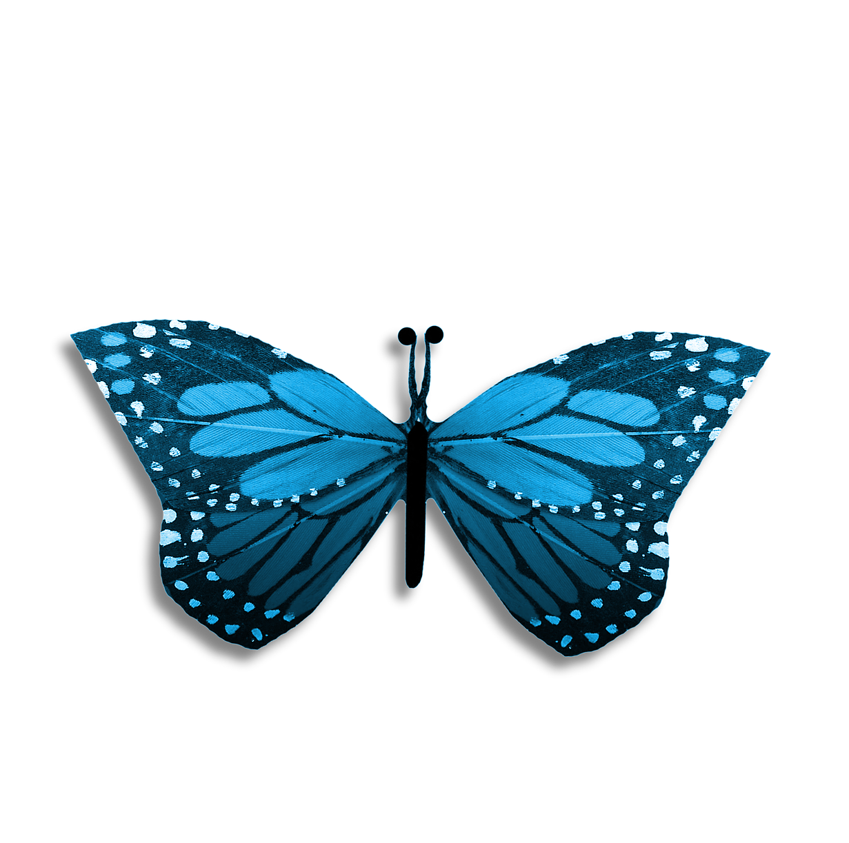 Butterfly Blue Drawing Abstract Png Image - Valentines Butterfly (1280x1273)
