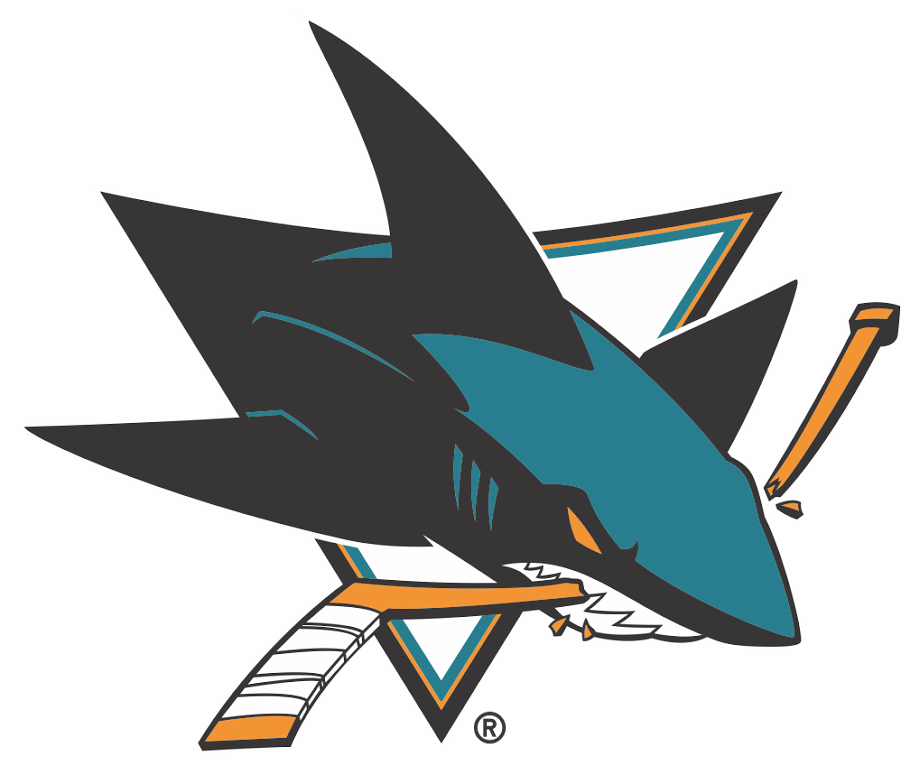 Drawing Delightful San Jose Sharks Logo 4 2bsan San - San Jose Sharks First Logo (1600x1067)