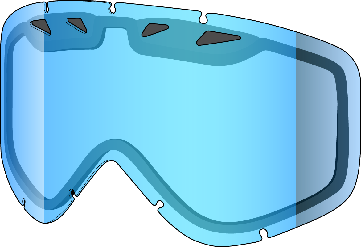 Blue - Shred Tastic Lens , Größe Uni (1171x800)