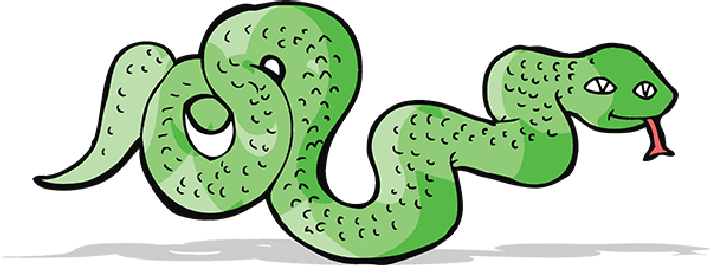 Cartoon Snake Clipart - Cartoon Snake (710x265)