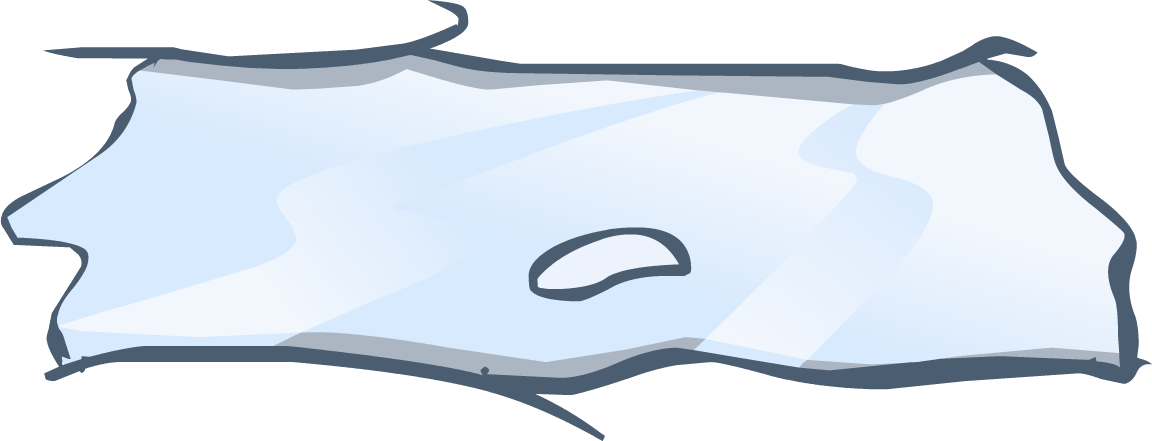 Weathered Path - Club Penguin Ice Furniture (1152x441)