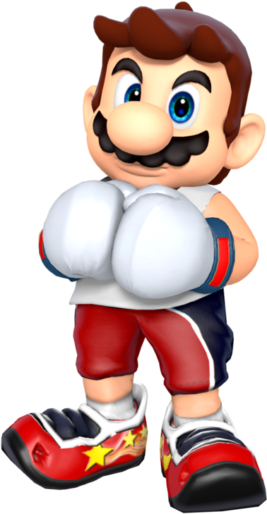 Punch Out Mario By Shadowluigi Ng - Punch Out Mario (894x894)