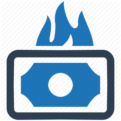 Loss Clipart Waste Money - Money (512x512)