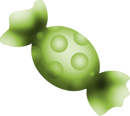 Bonbon Vert - Dessin Bonbon Vert (450x400)