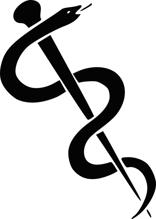 Rod Of Asclepius - Rod Of Asclepius Vector (512x720)