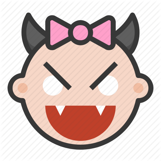 Evil Clipart Baby Devil - Baby Sick Icon Png (512x512)