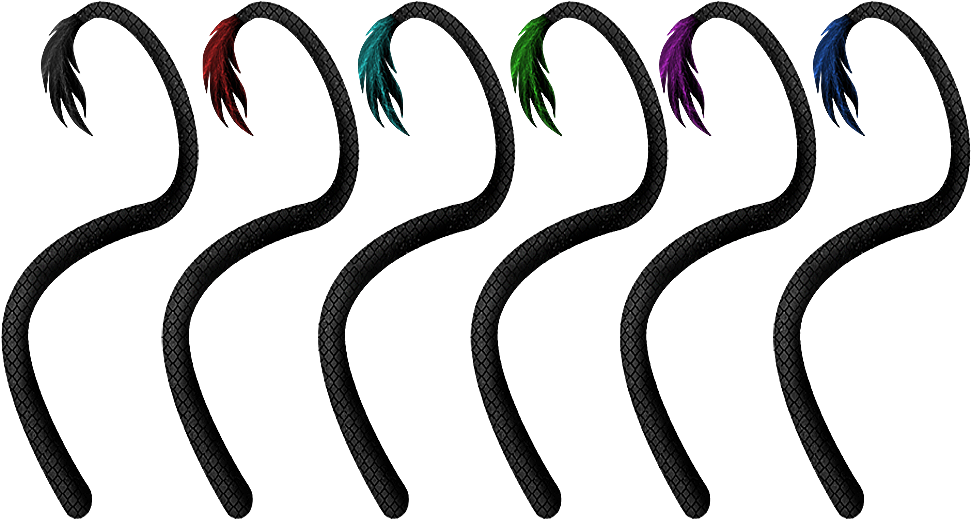 Tail Clipart Demon - Mmd Demon Tail Dl (1000x564)