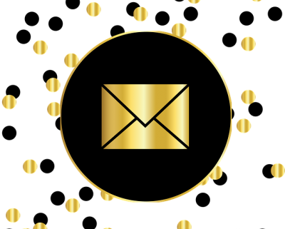 G - Facebook Logo In Gold (400x321)