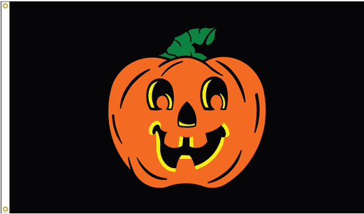 Pumpkin Flag - 3x5' - Pumpkin Flag - 3x5 Ft.- Nylon (520x416)