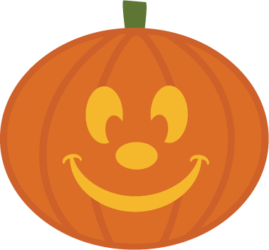 Pumpkin With Face Svg Cut Files For Scrapbooking Halloween - Halloween Pumpkin Vector Png (378x351)