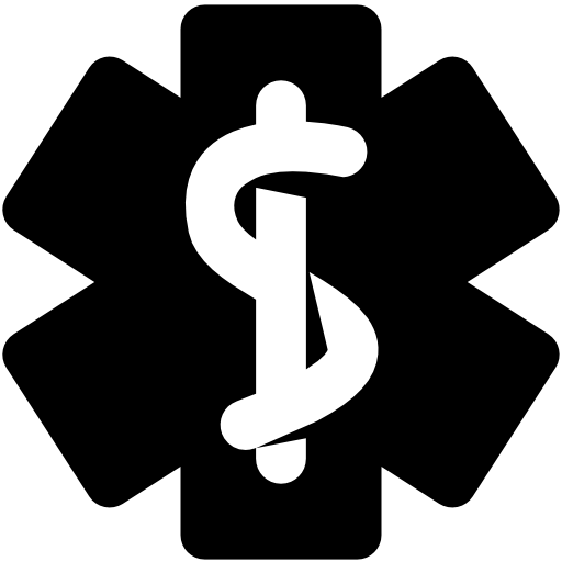 Medical Snake Stick Flag Icons - Icono Farmacia En Png (512x512)
