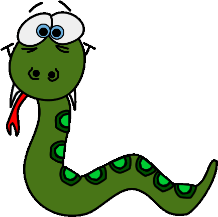 Snake Clipart Halloween - Serpent (724x526)