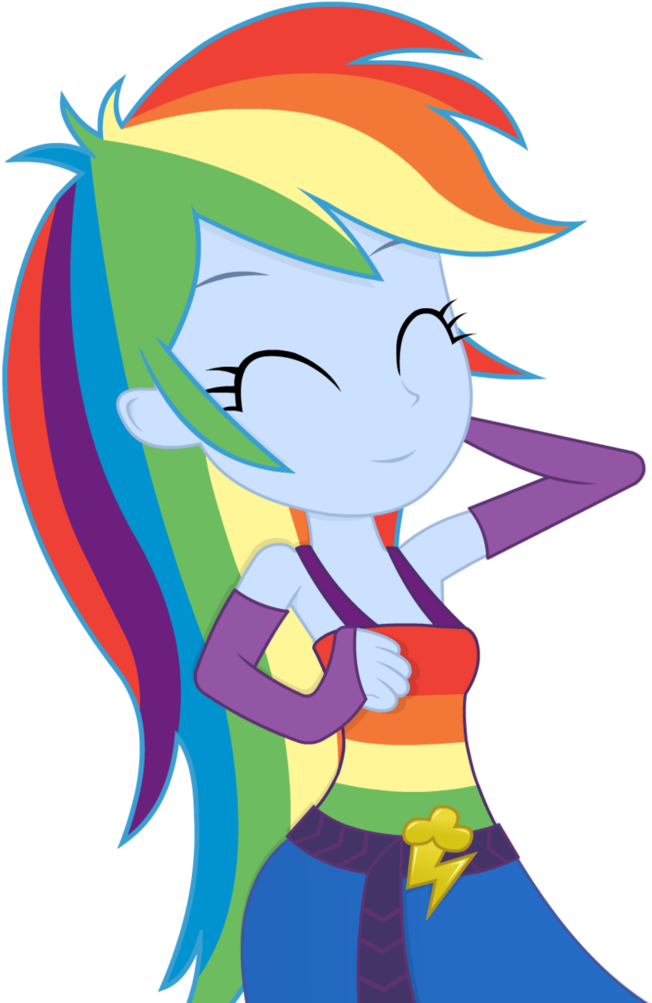 Rainbow Dash - Equestria Girls Rainbow Dash Dress (772x1034)