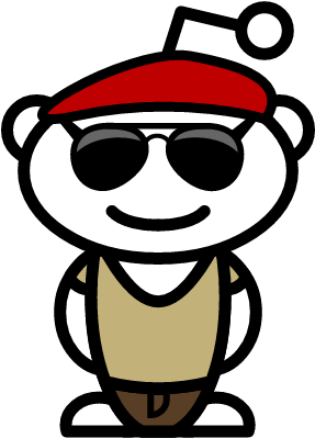 My Snoovatar Based Off Craig Boone From Fallout New - Reddit Alien (400x400)